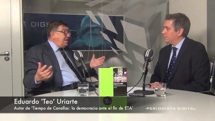 Eduardo 'Teo' Uriarte, autor de 'Tiempo de canallas: la democracia ante el fin de ETA'. 30-1-2014