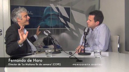 Fernando de Haro, director y presentador de 'La mañana de fin de semana' (COPE). 29-1-2014