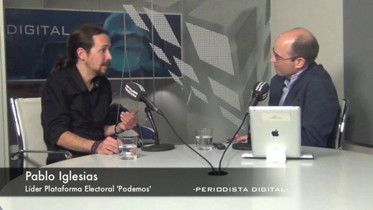 Pablo Iglesias, líder de la plataforma 'Podemos'. 28-1-2014