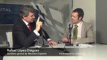 Rafael López-Diéguez, secretario general de Alternativa Española. 27-1-2014