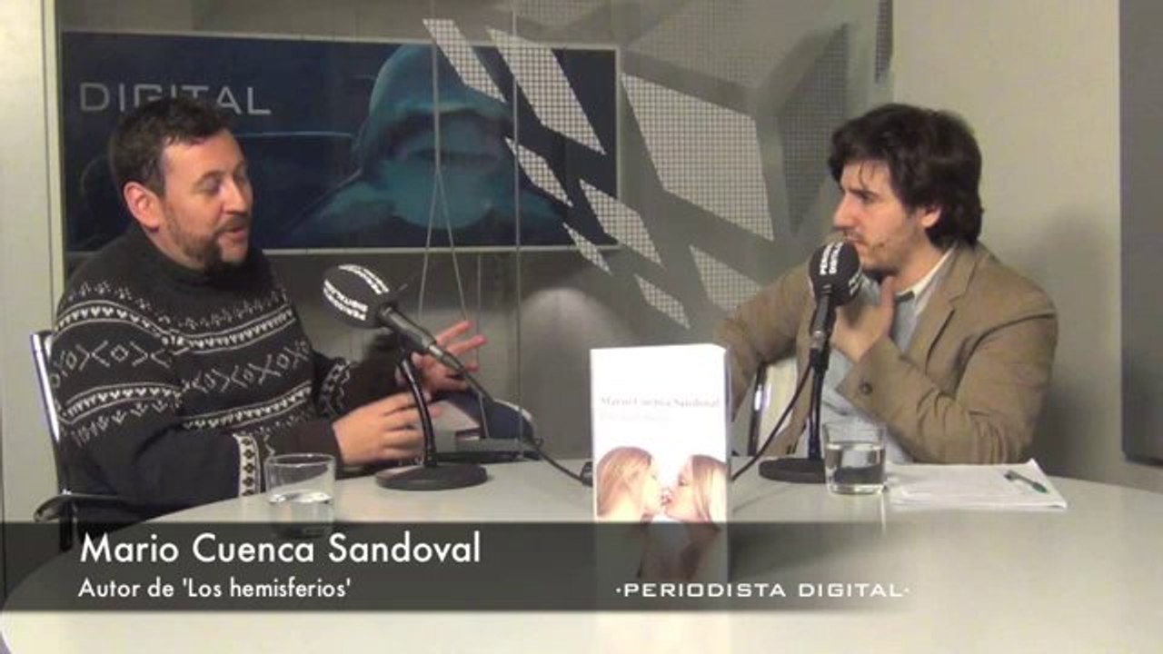 Mario Cuenca Sandoval, autor de 'Los hemisferios'. 24-1-2014