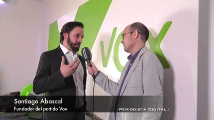 Santiago Abascal, fundador del partido Vox. 16-1-2014