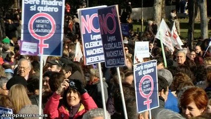 'Tren de la libertad' llega a Madrid en contra del aborto