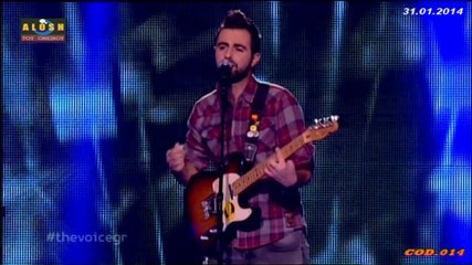 The Voice Of Greece - Ηλιας Βλαχακης  [This Love]..31/1/2014