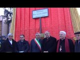 Aversa (CE) - Piazzale intitolato al Vescovo Giovanni Gazza (28.01.14)