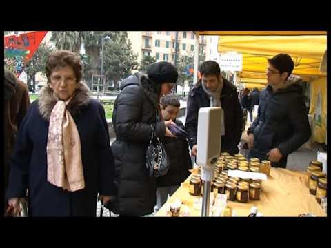 Napoli - L'apertura dei mercatini Coldiretti al Vomero (27.01.14)