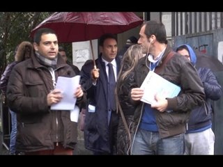 Napoli - Esercizio abusivo della professione, protestano i periti assicurativi -2- (22.01.14)