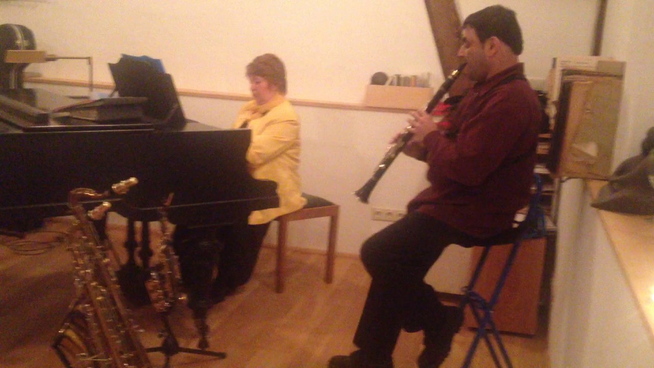 'Petite Fleur' - Duo Potaschnik - Ninel Potaschnik (Klavier), Gennady Potaschnik (Klarinette)