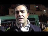 Napoli - De Magistris e il Comitato di Piazza Carlo III alla festa di San'Antonio Abate (17.01.14)