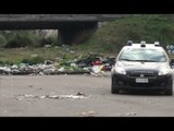 Orta di Atella (CE) - Brucia rifiuti in un parcheggio, arrestato (17.01.14)