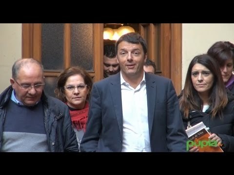 Caserta - La giornata di Renzi tra Casal di Principe e Aversa (20.12.13)
