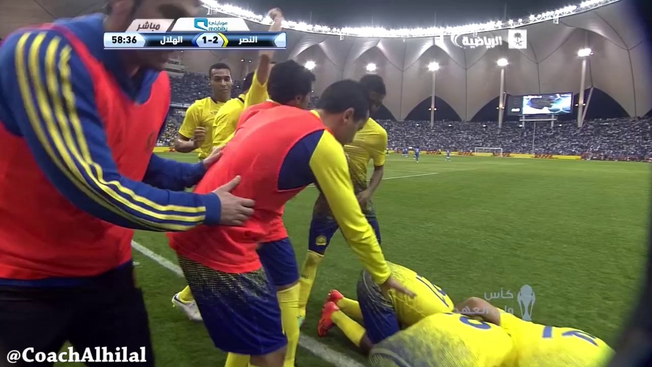 أهداف مباراة الهلال والنصر - نهائي كأس ولي العهد 2014