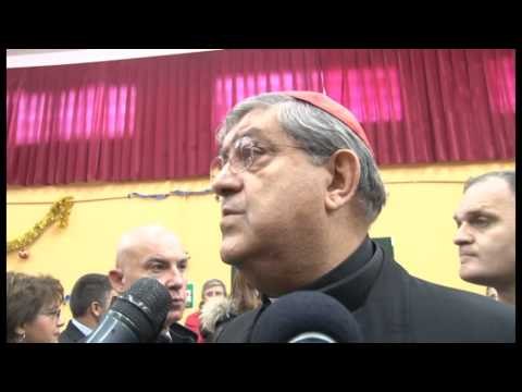 Napoli - Sepe all'OPG di Secondigliano -1- (27.12.13)