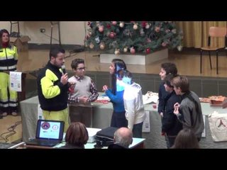 Aversa (CE) - "No ai botti illegali", la Protezione Civile alla 'Pascoli' (13.12.13)
