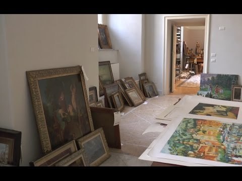 Napoli - Falsi d'Autore , all'asta quadri falsi confiscati (14.12.13.)