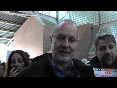 Napoli - La protesta dei lavoratori di Campania innovazione (09.12.13)