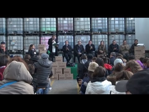 Sessa Aurunca (CE) - Pacco alla camorra , presentazione alla Cleprin (06.12.13)