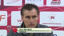 Conférence de presse Dijon FCO - Stade Brestois 29 (3-0) : Olivier DALL'OGLIO (DFCO) - Alex  DUPONT (SB29) - 2013/2014
