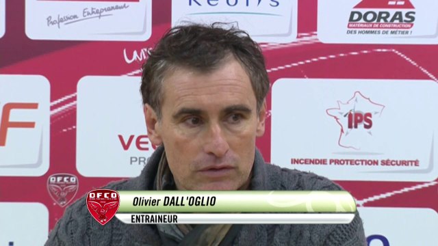 Conférence de presse Dijon FCO - Stade Brestois 29 (3-0) : Olivier DALL'OGLIO (DFCO) - Alex DUPONT (SB29) - 2013/2014