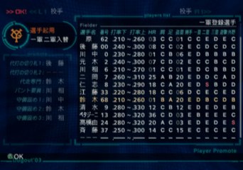 Pro Yakyuu Simulation Dugout 03 The Turning Point HD 1080p PS2