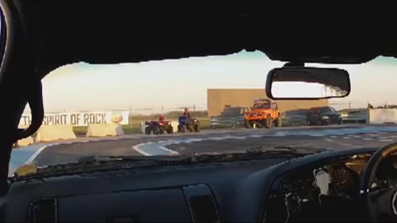 Toyota Supra Twin Turbo Drag Racing At ICAR