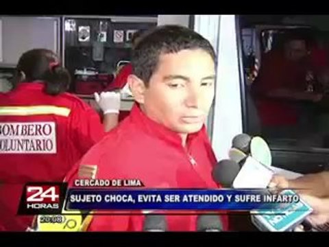VIDEO: Conductor ebrio provocó aparatoso accidente en Cercado de Lima