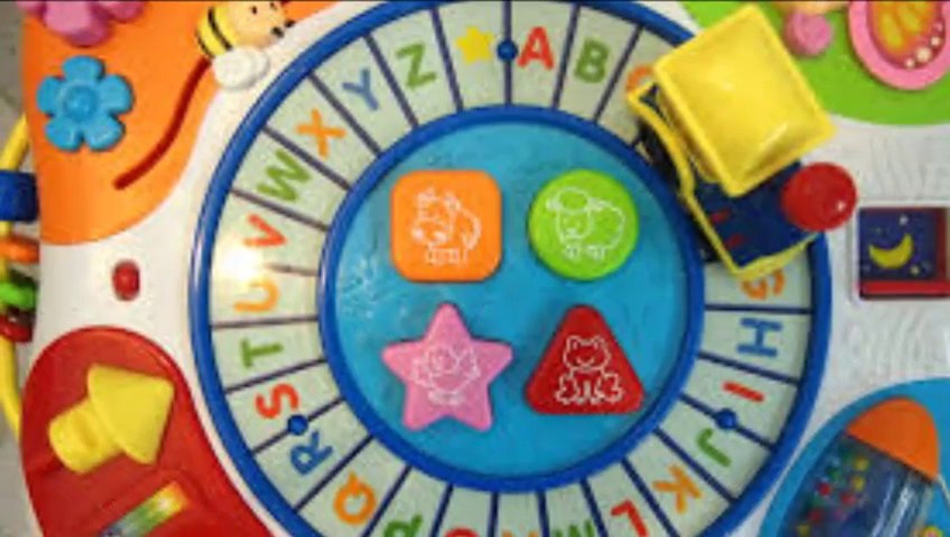winfun letter train and piano activity table