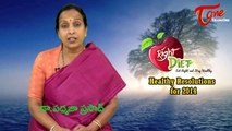 Right Diet | Healthy Resolutions For New Year | By Dr Padmaja Prasad, Nutritionist
