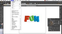 Illustrator: Fun 3D Text with Depth of Field - Tutorial