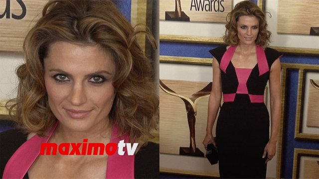 Stana Katic 2014 WGA Red Carpet Arrivals