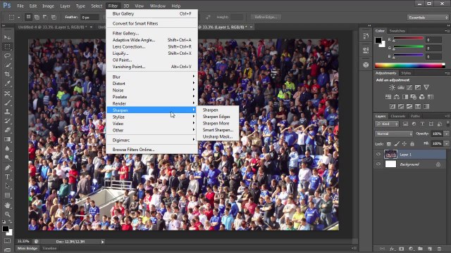 Photoshop CS6: Miniature World Effect with Tilt-Shift Blur Filter - Tutorial