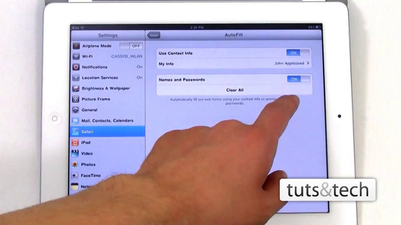 iPad - Autofill Forms/Text in Safari - Quick Tip