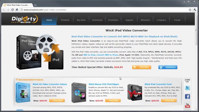 WinX: Video Converter for iPad, iPhone & iPod - Giveaway