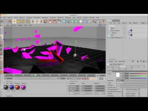 Cinema 4D: Cube vs. Bullet - Tutorial