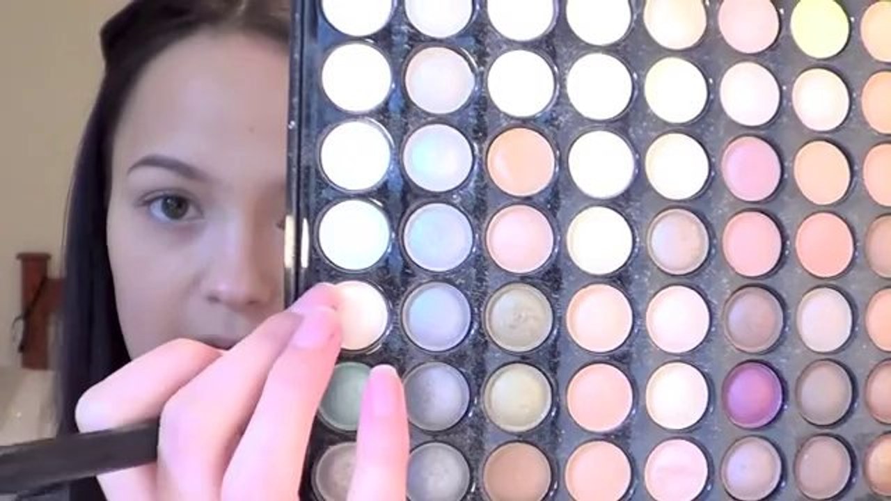 No Mirror Makeup Challenge ❤