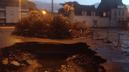 Grande marée à Saint- Nic