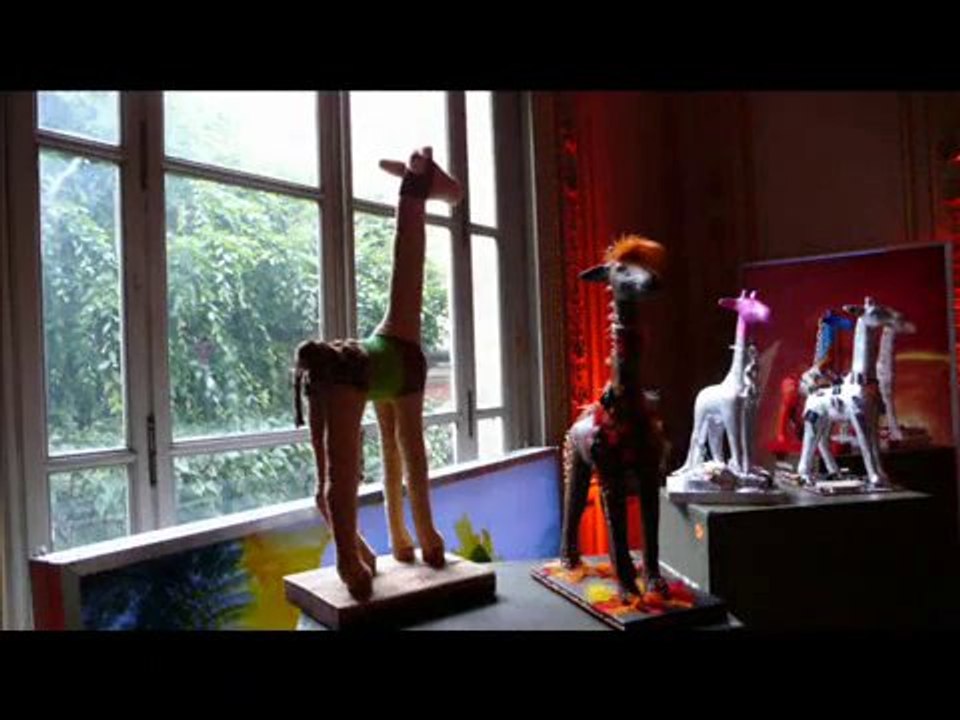 Les girafes de l'espoir souvenir de la vente
