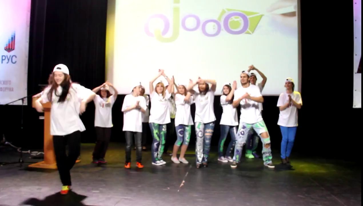 Ojooo.com - promo dance at the conference Strategy of Your business 2013