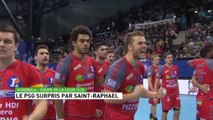 Handball - Coupe de la Ligue - Demi-finale Saint-Raphaël 41 - 41 PSG (6 tab à 5) -1/02/2014