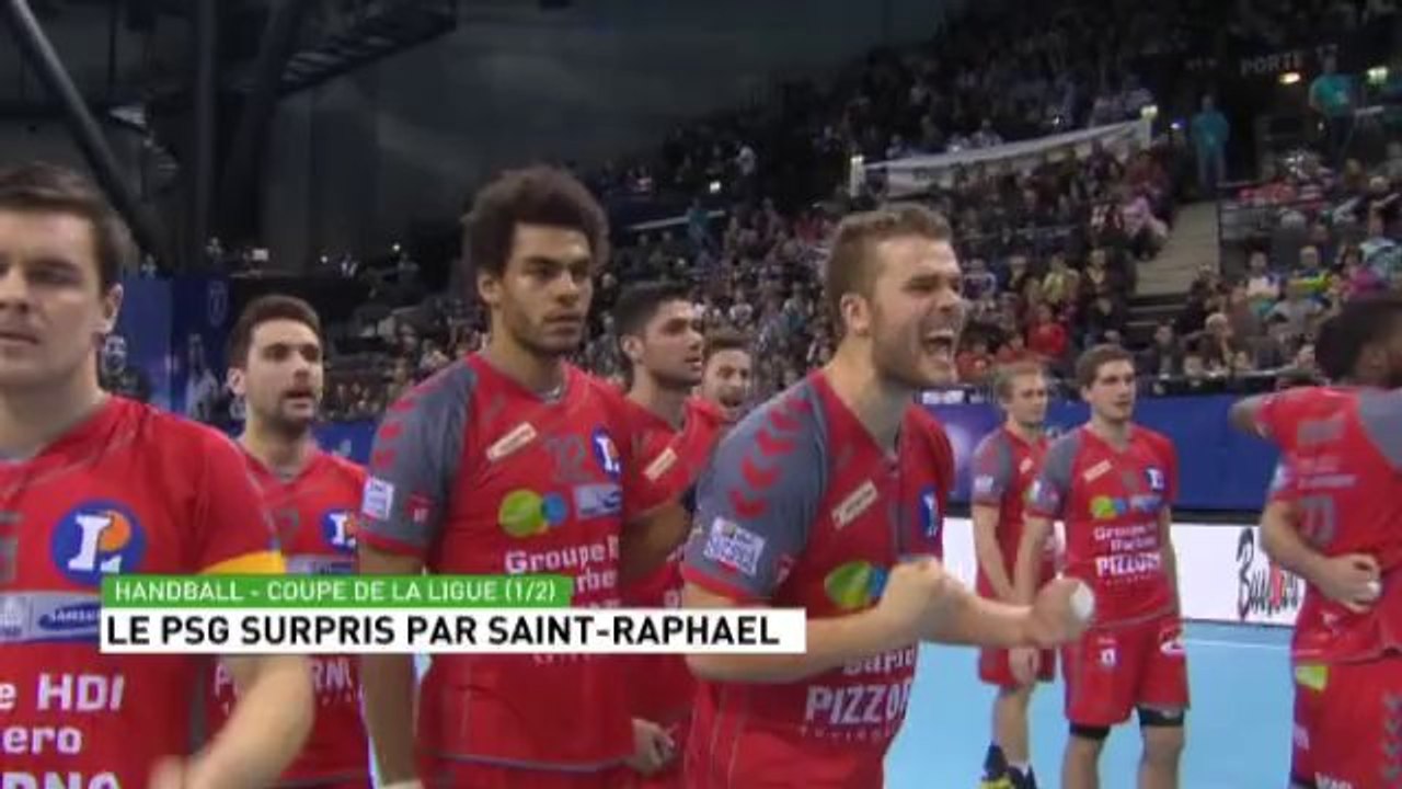 Handball - Coupe de la Ligue - Demi-finale Saint-Raphaël 41 - 41 PSG (6 tab à 5) -1/02/2014