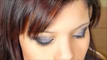 Silver and Blue Smokey Eyes mit der Sleek Showstoppers Palette