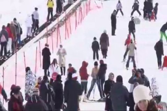 Palandöken'de kayak keyfi