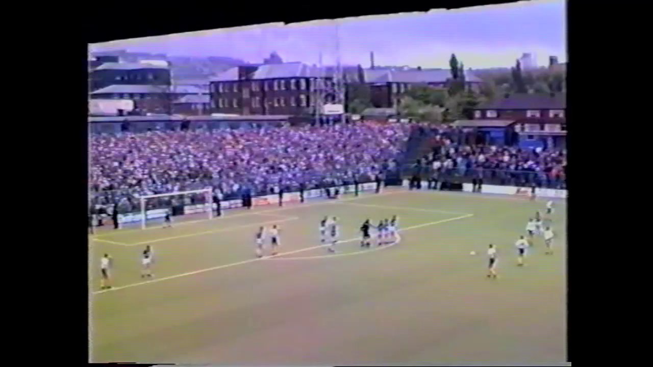 Oldham Athletic v Leeds Unitd 1987 Play Off Second Leg First Half