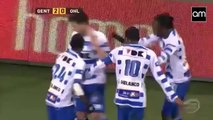 ¡Fantástico gol de falta de Zukanovic(Gent)!