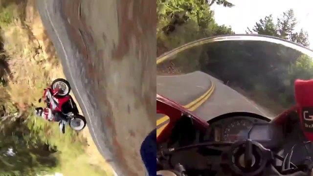 SUPERBIKE MOTORCYCLE CRASH - Caught with GoPro Hero3 silver