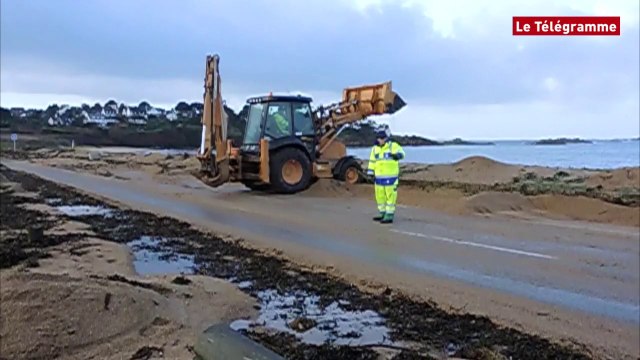 Pleumeur-Bodou (22). Tempête : l'Île Grande secouée