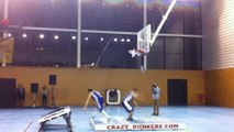 Le show des Crazy Dunkers à Privas