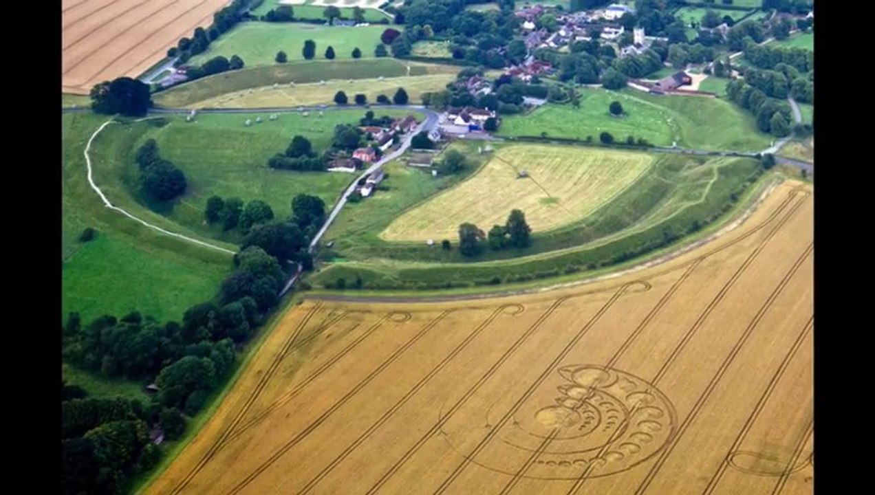 Crop Circle at Avebury Stone Circle, Wiltshire 1st August 2012