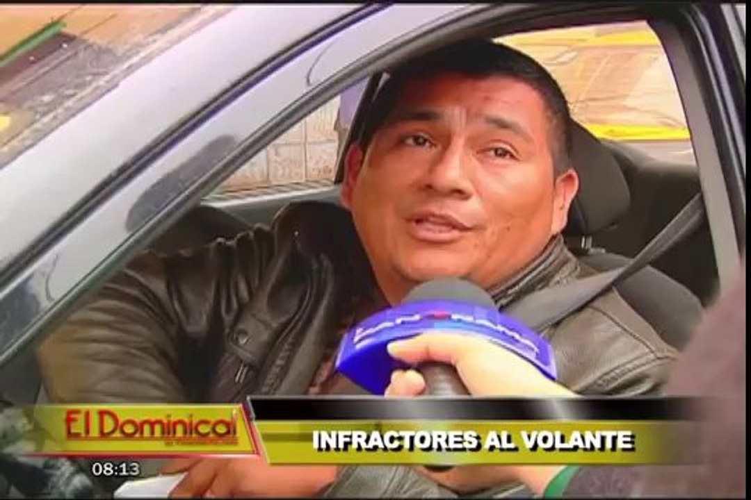 Infractores al volante: Choferes rompen reglas de tránsito y no temen penalidad