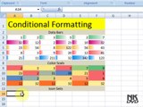 Lesson 17 The Conditional Formating Microsoft Office Excel 2007 2010 free Educational video Training Tutorials in Urdu Hindi language